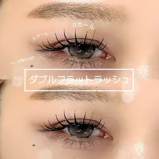 マツエク・マツパ 韓国風束感 🤍rinaのマツエク・マツパデザイン