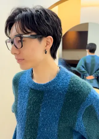 パーマ メンズ レイヤーカット ♥kanaのヘアスタイル