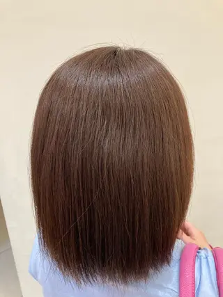 ミディアム カラー BEAUTRIUM 福岡所属・ショートカット／ 明千のヘアスタイル