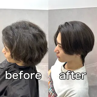 パーマ メンズ 🌈【曲がる縮毛矯正 】🌈益子卓馬のヘアスタイル