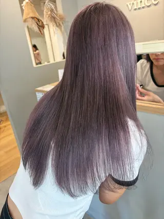 ロング akane/ 縮毛矯正/暖色のヘアスタイル