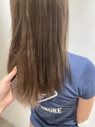 セミロング カラー 🐺ウルフ/レイヤー 似合わせ‎🤍沙羅のヘアスタイル
