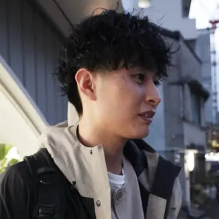 ショート メンズ メンズハイトーン/栄 /イトウタケルのヘアスタイル