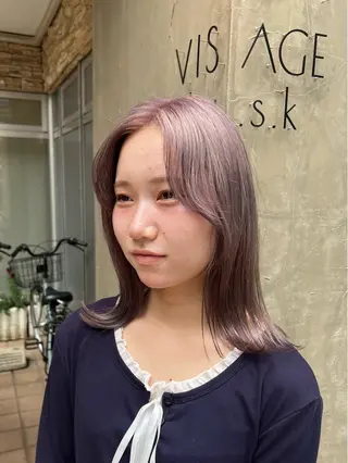 ミディアム カラー いぐちしょうた🫧 VISAGEbaskのヘアスタイル