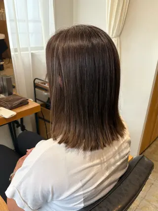 ミディアム 【白髪ぼかし】 愛甲竜佑のヘアスタイル