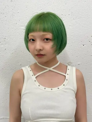 ショート カラー suzu 🤍 【 grace 】のヘアスタイル