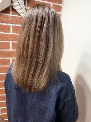 セミロング カラー 岡崎勇人/レイヤー/ 韓国/ケラチンTRのヘアスタイル