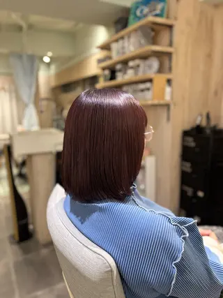 ミディアム カラー HIDE/美髪ケア /髪質改善特化🫧のヘアスタイル