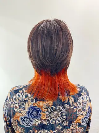 ミディアム 【北千住】🌈韓国風 レイヤー✨小顔カットのヘアスタイル