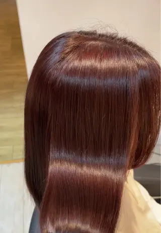 ショート カラー ブリーチ/髪質改善/ ハイトーン/暖色のヘアスタイル