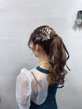 ヘアアレンジ Sallam Maenakaのヘアスタイル