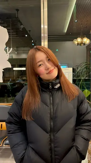 ロング カラー SASAnagano 堀内未梨のヘアスタイル