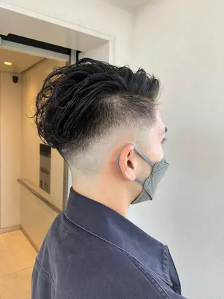ショート パーマ メンズお任せ下さい！ 店長⭐︎小橋のヘアスタイル