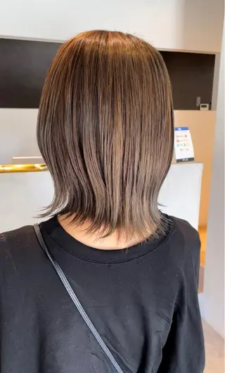 ミディアム カラー オノギ シュンのヘアスタイル