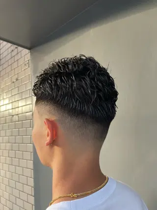 ショート メンズ FADE&LINE登戸店所属・🔥メンズ専門 美容師🔥 柳澤陵心のヘアスタイル