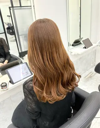 セミロング F.所属・miku 🍑髪質改善サロンのヘアスタイル