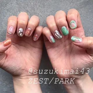 ネイル 【似合わせ提案】鈴木 舞のネイルデザイン