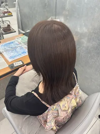 ミディアム 🌷BASSA池袋 🌷ミネモモ🍑🤍のヘアスタイル