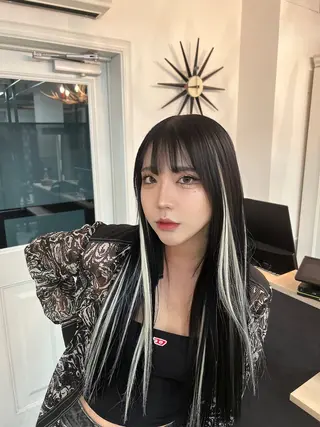 ロング 🪽ハネエクステ🪽 羽エクステKENJIのヘアスタイル