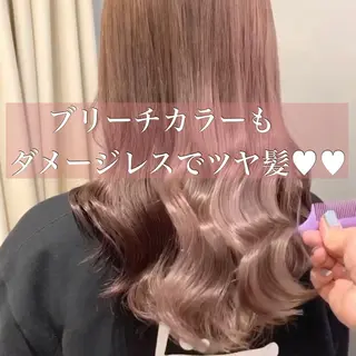 ロング カラー ヘアアレンジ 代表🎀 ふわモテ愛 され髪🩷yumiのヘアスタイル