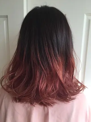 ミディアム カラー トップスタイリスト 👑田添幹宜のヘアスタイル