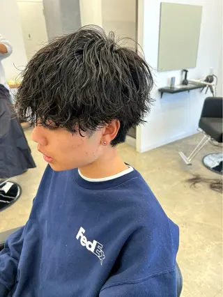 ショート パーマ メンズ メンズ特化美容師 井上大輔のヘアスタイル