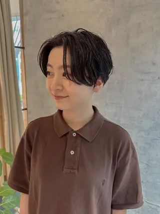 ショート 平野恵/透明感カラー ブリーチ/ボブのヘアスタイル