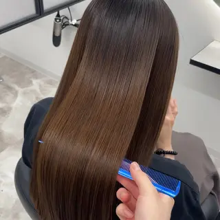 セミロング パーマ Ren. 🦋デザインカラーのヘアスタイル