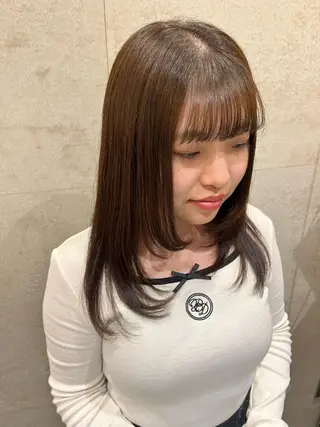 カラー 無料カットモデル ✂︎いおん✂︎のヘアスタイル