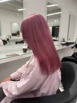 カラー ブリーチなし透明感 💗RYOTAのヘアスタイル