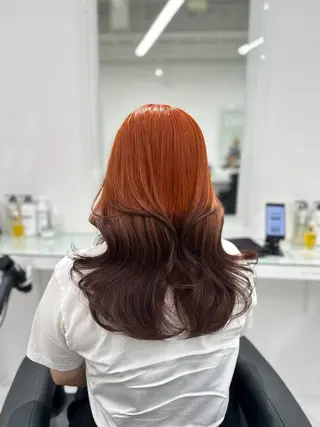 ロング カラー ❄最強かわいいカラー ❄️MINA❄️のヘアスタイル