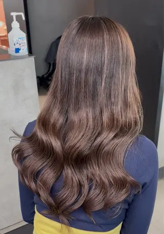 ロング 大阪 梅田/ ハイトーン/エクステのヘアスタイル