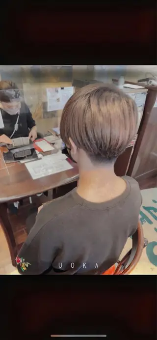 ショート メンズ 福見 美保のヘアスタイル