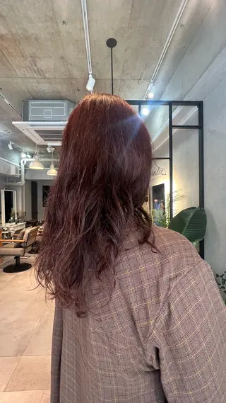 ロング カラー 仲宗根 綾のヘアスタイル