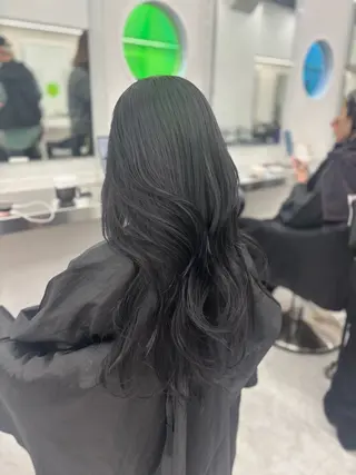 カラー 韓国風暗髪ヘア🤍 🫧MIREIのヘアスタイル