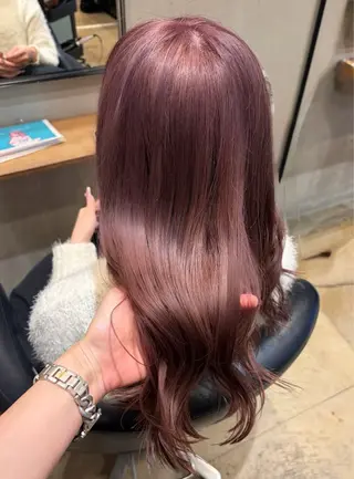 ロング みわ/博多 ブリーチ/メンズヘアのヘアスタイル