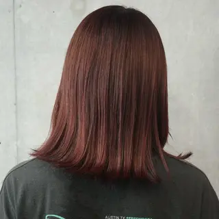 カラー Sog所属・manami/艶髪 /くすみカラーのヘアスタイル