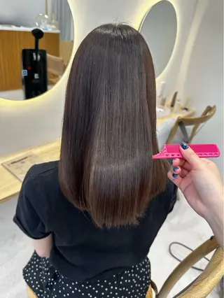 ミディアム カラー 🪭risa 暖色/レイヤー🪭のヘアスタイル