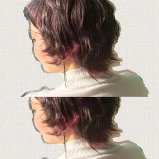 ショート カラー 髪質改善 頭身浴/ 中田のヘアスタイル