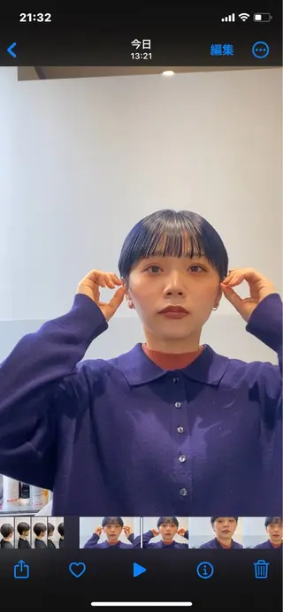 ショート カラー IVORY.所属・🟩白髪ぼかし/ボブ /ショートヘア/大司のヘアスタイル