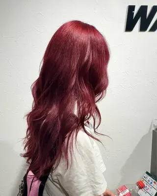 ロング カラー ハイトーン/レイヤー /艶カラー🎀のヘアスタイル