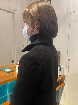 ショート カラー レイヤー／似合わせ TAKUYAのヘアスタイル