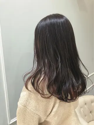 ロング カラー 似合わせ艶髪カラー ❤️ハダユミのヘアスタイル