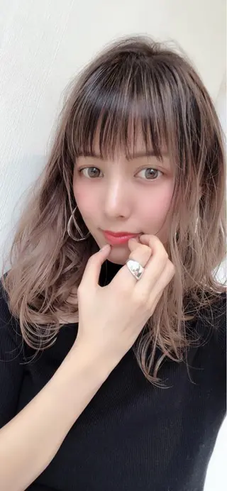 セミロング カラー 高橋 昭雄のヘアスタイル