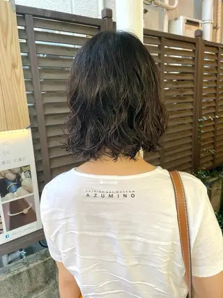 ショート パーマ 銀座No.1髪質改善 縮毛矯正/本木のヘアスタイル