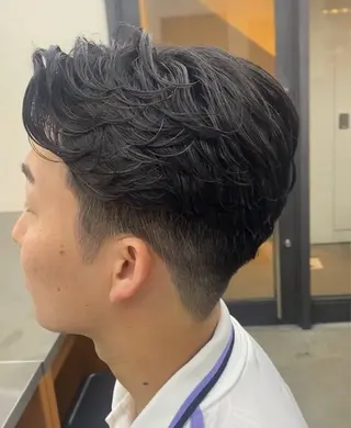 ミディアム BARBERSHOP DALIE third所属・kureha /メンズパーマのヘアスタイル