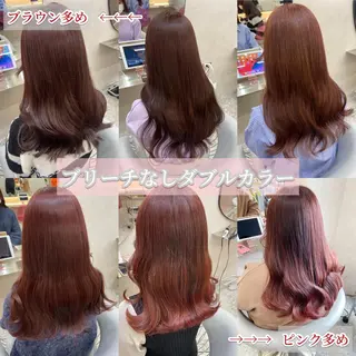 ロング カラー 新宿/韓国ヘア 中明度カラー/かやのヘアスタイル