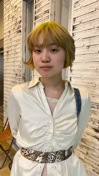 ショート 酸性ストレート/ 髪質改善/イソヤトモのヘアスタイル