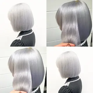 ショート カラー パーマ ヘアアレンジ メンズ nico TOKYO 渋谷所属・ブリーチ　ハイトーン 特化🌈フジタハルキのヘアスタイル