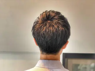 ショート カラー パーマ メンズ 美髪矯正 Rioのヘアスタイル